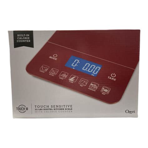 Openbox Ozeri Touch Iii 22 Lb 10 Kg Digital Kitchen Scale With Calorie Counter For Sale Online