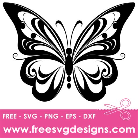 Free Butterfly Silhouette SVG Cut Files | freesvgdesigns.com