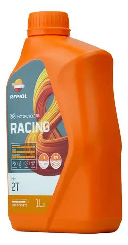 Óleo De Motor Semi sintético Moto 2t Repsol Mix Racing 1lt Frete grátis