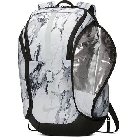 Nike Hoops Elite Pro Camo Basketball Backpack In Black Marbleblack