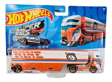 Trailer Super Rigs Speedway Hauler Hot Wheels Escala 1 64 Envío gratis