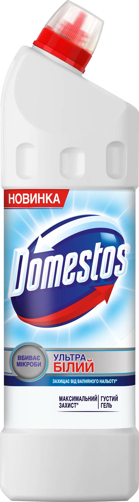 Средство для чистки унитаза Domestos Ультра Белый 1 л (8712561015875 ...