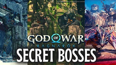 How To Unlock SECRET BOSSES In God Of War Ragnarok Secret BOSSES