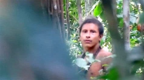 Rare Amazon tribe caught on tape in Brazil as loggers move in - World News