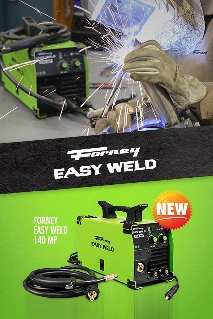 New The Forney Easy Weld 140 Multi Process Welder Intuitive