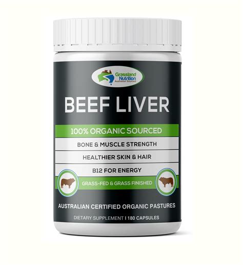 Grassland Nutrition Beef Liver Capsules Halal Suitable