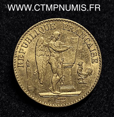 Francs Or Genie Iii Republique A Paris Ttb Ctmp Numis