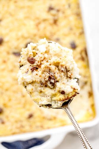 Baked Rice Pudding Recipe Lil Luna