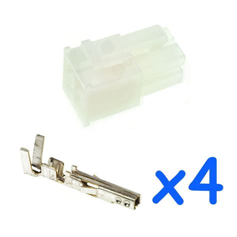 MOLEX Male 4 Pin Connector With 4 Female Contacts