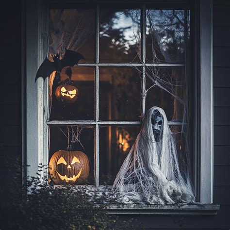 12 Easy, Last Minute DIY Window Decorations for Halloween