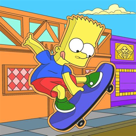 Bart Simpson Skateboarding Game