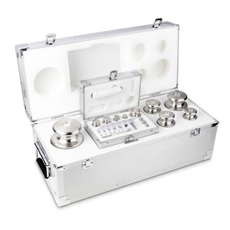 Sets Of Weights Oiml E1 Class In Wooden Aluminium And Plastic Cases