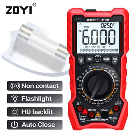 Jual Zoyi Zt Digital Multimeter High Precision Auto Range Ncv