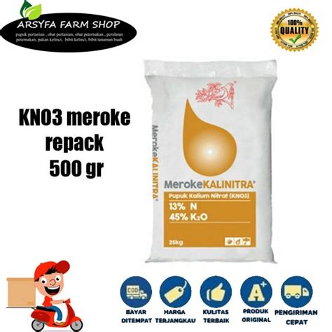 Jual Pupuk Kno3 Meroke Kalinitra Kemasan 500 Gr Shopee Indonesia