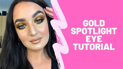 Gold Spotlight Eye Makeup Tutorial Youtube