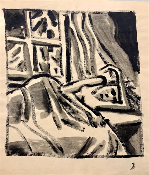 Jerry Opper 1950s Bay Area Figurative Gouache Female Nude Painting Jerry Opper At 1stDibs