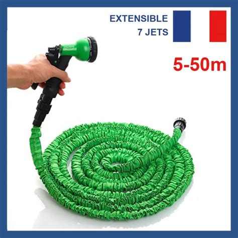 TUYAU DARROSAGE EXTENSIBLE 15m Flexible De Jardin En Spirale Jardin Et