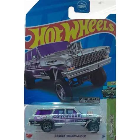 Hot Wheels Gassers Nova Wagon Gasser Zamac Universo Hot Wheels