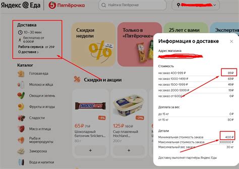 Сравнение доставки Яндекс Еда и Сбер Маркет