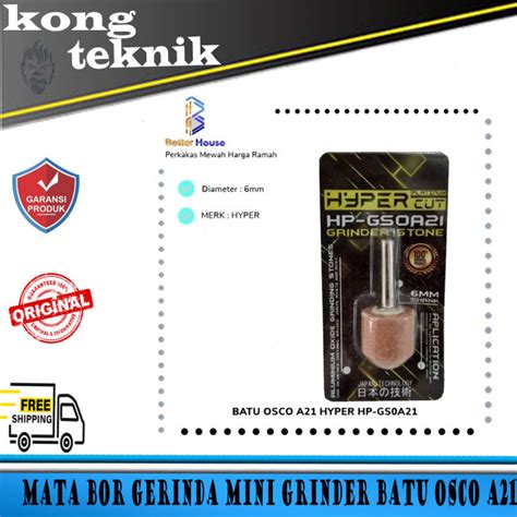 BATU OSCO MATA GRENDA A11 BOTOL MINI MOUNTED STONE KERUCUT 6mm HYPER