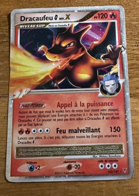 Carte Pokemon Ultra Rare Dracaufeu G Niveau X Vainqueurs