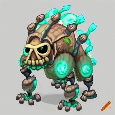 Image Of Psychic Mech Crystal Bone From My Singing Monsters On Craiyon