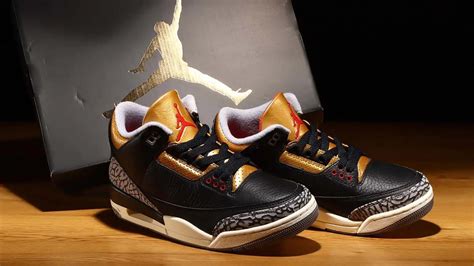 Air Jordan 3 "Black Gold" Now Available · JustFreshKicks