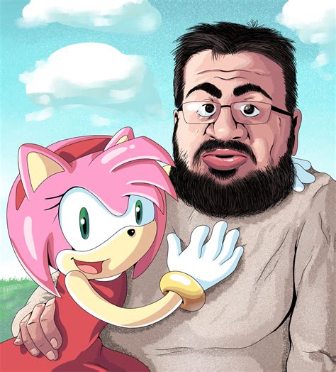 Amy Rose And Cory Beck Sonic And More Drawn By Sandbaganimator