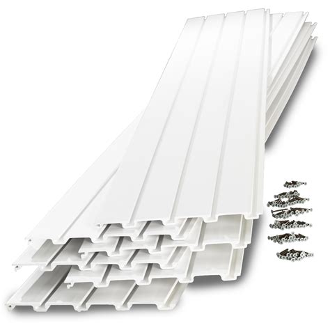 TekPanel: 6 pcs of 1’x8′ (48 SF) with screws - GarageTek Store