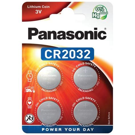 Panasonic CR2032 Lithium Coin 3V-4 pack - Swiftech | Computer Repair ...