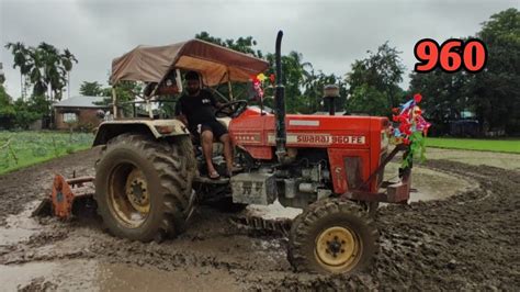 Swaraj 960 FE With Rotavator Swaraj Tractor Video Rafik Tractor