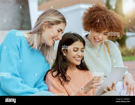 Woman Laughing With Friends