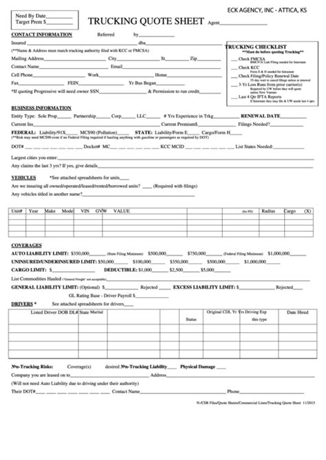 Fmcsa Printable Forms