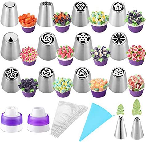 Amazon Russian Piping Tips Pcs Set Messar Stainless Steel