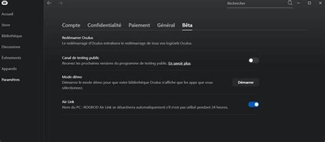 Oculus Air Link Quest 2 Connecté Sans Fil à Votre Pc Tuto