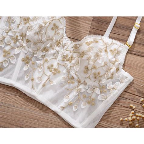 White Bridal Lingerie Set Bridal Boudoir Lingerie Lace Etsy UK