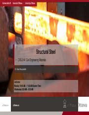 L 11 CVG 2141 Pdf 1 Structural Steel CVG 2141 Civil Engineering