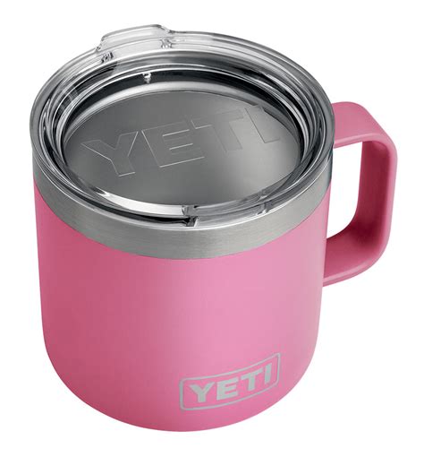 YETI Rambler 14oz Mug - Limited Edition Harbor Pink - TackleDirect