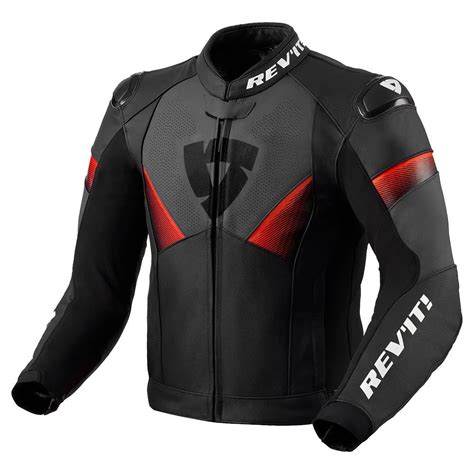 Revit Argon 2 Leather Jacket Black Motardinn