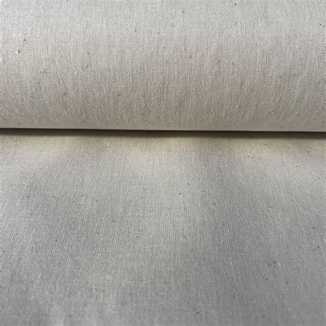 Natural Thick Cotton Cretonne Fabric Per Meters