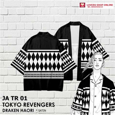 Jual Jaket Haori Cosplay Draken Tokyo Revengers Manji Gang Anime Ja Tr