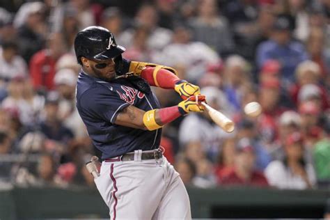 Ronald Acuña Jr conecta su primer jonrón en la temporada 2023 de la MLB