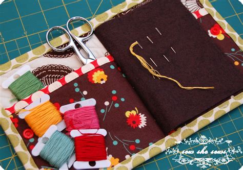 Quilted Needle Case Tutorial Sewing Case Needle Case Needle Book