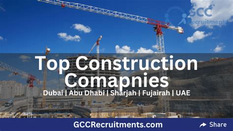 Top Construction Companies In Dubai Updated 2025 Gccrecruitments