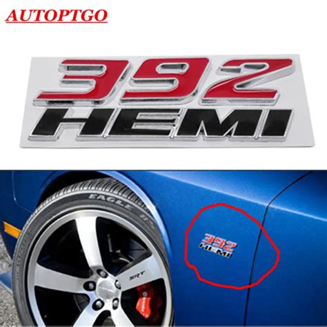 Shopping Now 2x 392 Hemi Emblem Badge Decal 3d For Challenger Chrysle