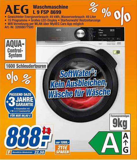 Aeg Waschmaschine L Fsp Angebot Bei Expert Techno Land Prospekte De