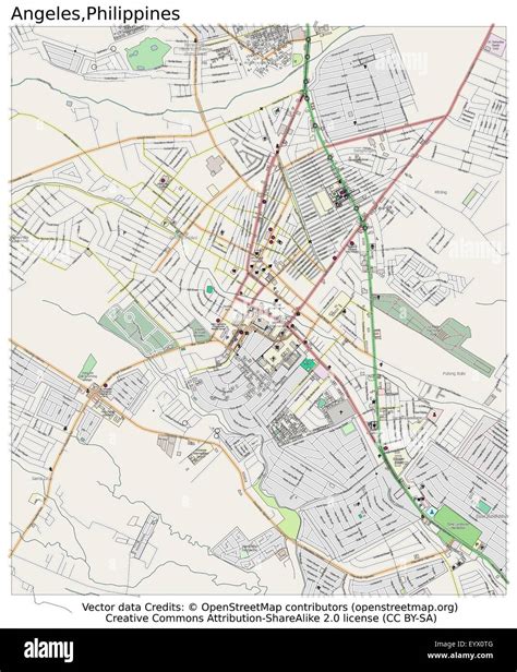 Angeles City Philippines Map