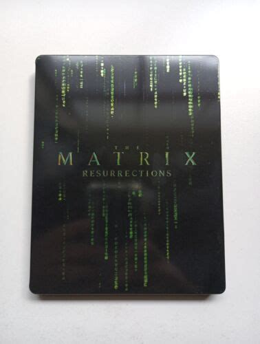 The Matrix Resurrections K Ultra Hd Blu Ray Steelbook No Digital Ebay