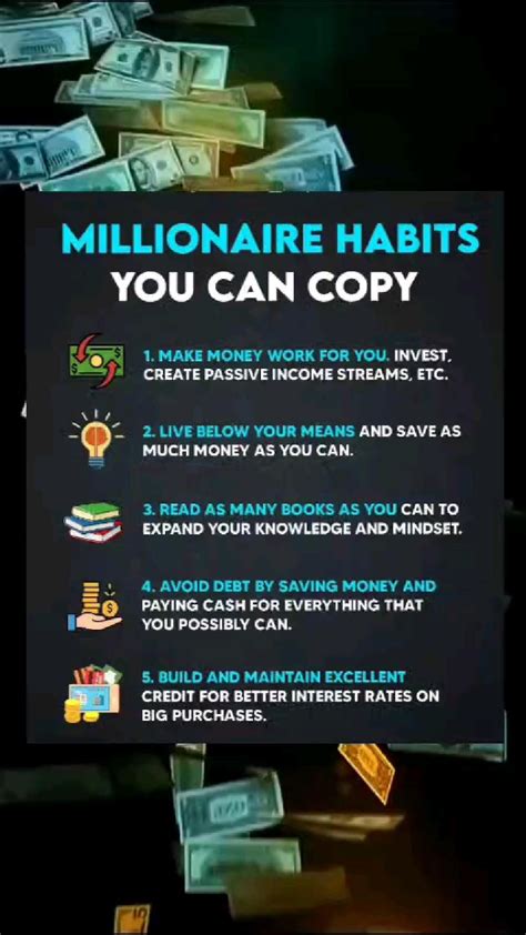 What are the secret habits of millionaire s – Artofit