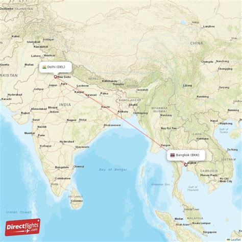 Direct Flights From Bangkok To Delhi BKK To DEL Non Stop